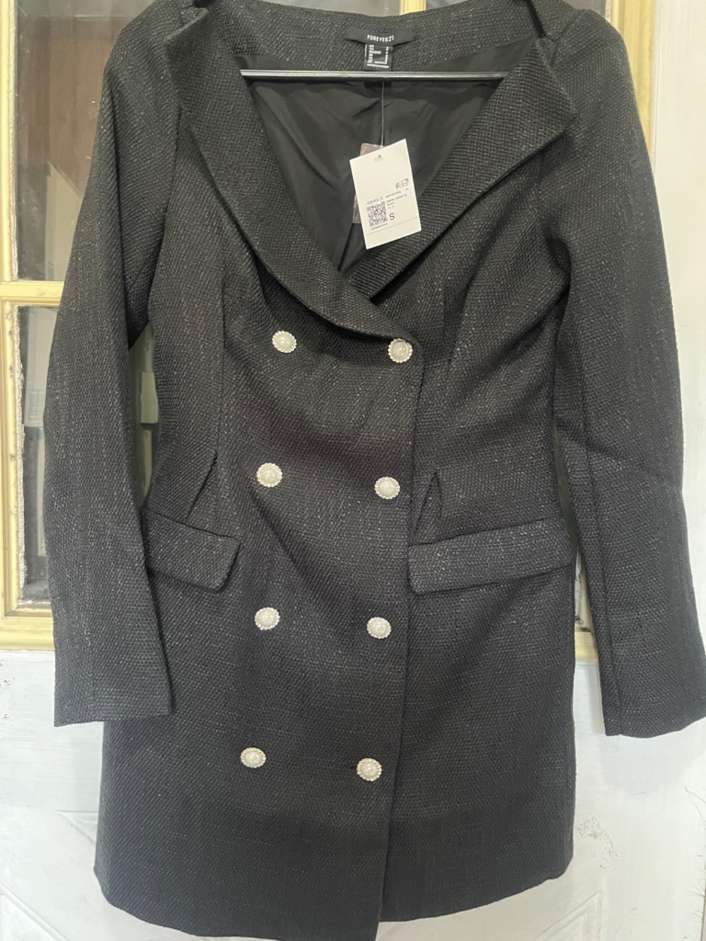 NWT Forever 21 Black blazer dress